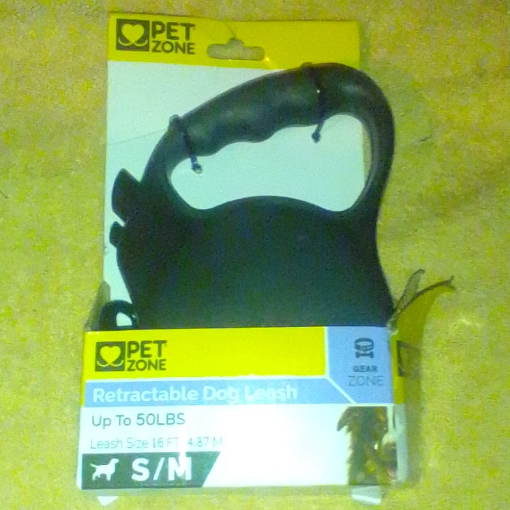 Pet zone Retractable dog leash S/M 50 lbs